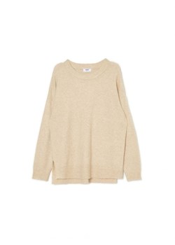 Cropp - Kremowy melanżowy sweter - kremowy ze sklepu Cropp w kategorii Swetry damskie - zdjęcie 163527848
