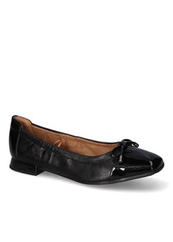 Baleriny Caprice 9-22104-41/019 Czarne lico+ lakier ze sklepu Arturo-obuwie w kategorii Balerinki - zdjęcie 163542059