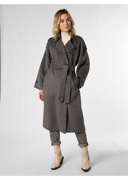 Second Female Damski płaszcz wełniany Kobiety szary marmurkowy ze sklepu vangraaf w kategorii Płaszcze damskie - zdjęcie 163543205
