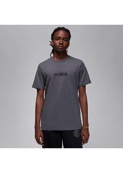 T-shirt męski Paris Saint-Germain - Szary ze sklepu Nike poland w kategorii T-shirty męskie - zdjęcie 163547909