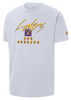 T-shirt męski Jordan NBA Max90 Los Angeles Lakers Courtside Statement Edition - Biel ze sklepu Nike poland w kategorii T-shirty męskie - zdjęcie 163547916