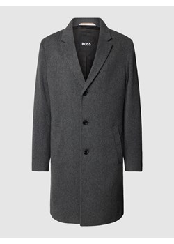 Płaszcz z listwą guzikową model ‘Hyde’ ze sklepu Peek&Cloppenburg  w kategorii Płaszcze męskie - zdjęcie 163548115