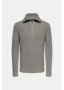 ONLY & SONS Sweter - Szary ciemny - Mężczyzna - L (L) ze sklepu Halfprice w kategorii Swetry męskie - zdjęcie 163553397