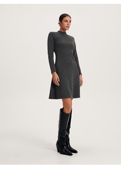 Reserved - Sukienka mini - ciemnoszary ze sklepu Reserved w kategorii Sukienki - zdjęcie 163561845