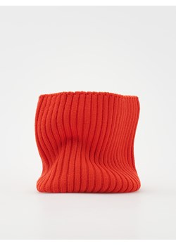 Reserved - Prążkowany komin z wiskozą - czerwony ze sklepu Reserved w kategorii Szaliki dziecięce - zdjęcie 163562408