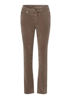 MAC Spodnie Kobiety Bawełna taupe jednolity ze sklepu vangraaf w kategorii Spodnie damskie - zdjęcie 163562558