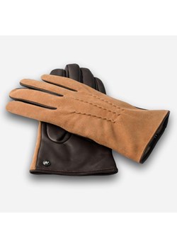 napoSUEDE (brązowy/jasny brązowy) - S ze sklepu napo gloves w kategorii Rękawiczki męskie - zdjęcie 163563006