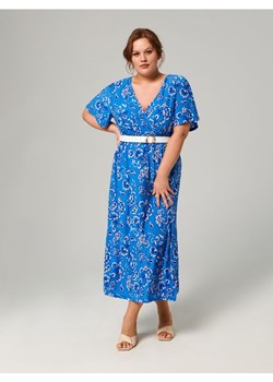 Sinsay - Sukienka maxi ze wzorem - niebieski ze sklepu Sinsay w kategorii Sukienki - zdjęcie 163569478