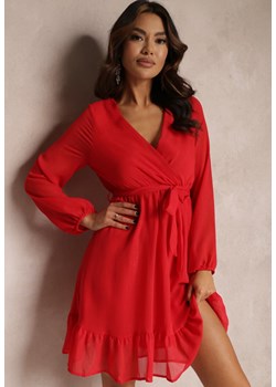 Czerwona Sukienka Iphina ze sklepu Renee odzież w kategorii Sukienki - zdjęcie 163570668