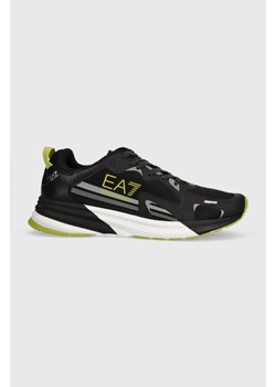 EA7 Emporio Armani sneakersy kolor czarny X8X156 XK360 S888 ze sklepu ANSWEAR.com w kategorii Buty sportowe męskie - zdjęcie 163572589