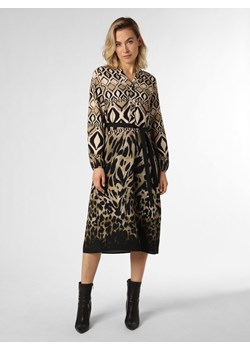 CATNOIR Sukienka damska Kobiety wiskoza beżowy wzorzysty ze sklepu vangraaf w kategorii Sukienki - zdjęcie 163574437