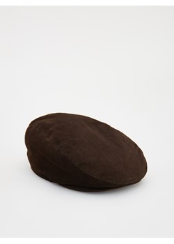 Reserved - Bawełniany kaszkiet - brązowy ze sklepu Reserved w kategorii Berety damskie - zdjęcie 163575046