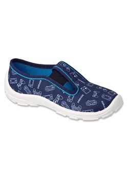 Befado obuwie dziecięce 975X182 niebieskie ze sklepu ButyModne.pl w kategorii Kapcie dziecięce - zdjęcie 163577445