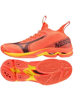 Buty Mizuno Wave Lighting Neo2 M V1GA220202 czerwone ze sklepu ButyModne.pl w kategorii Buty sportowe męskie - zdjęcie 163577466