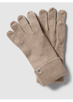 Rękawiczki z detalem z logo ze sklepu Peek&Cloppenburg  w kategorii Rękawiczki damskie - zdjęcie 163578777