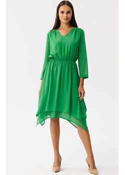 Sukienka warstwowa szyfonowa w soczystej zieleni S354, Kolor zielony, Rozmiar S, Stylove ze sklepu Primodo w kategorii Sukienki - zdjęcie 163579225