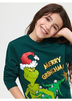 Sinsay - Bluza świąteczna Grinch - zielony ze sklepu Sinsay w kategorii Bluzy dziewczęce - zdjęcie 163583766
