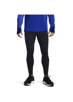 Męskie legginsy do biegania Under Armour Qualifier Elite Cold Tight - czarne ze sklepu Sportstylestory.com w kategorii Spodnie męskie - zdjęcie 163589028