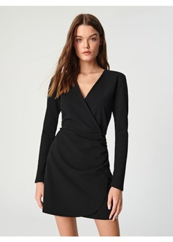 Sinsay - Sukienka mini z marszczeniami - czarny ze sklepu Sinsay w kategorii Sukienki - zdjęcie 163596797