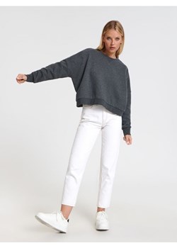 Sinsay - Jeansy mom high waist - kremowy ze sklepu Sinsay w kategorii Jeansy damskie - zdjęcie 163596798