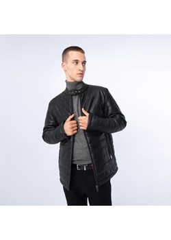 Męska kurtka z ekoskóry pikowana czarna ze sklepu WITTCHEN w kategorii Kurtki męskie - zdjęcie 163601135