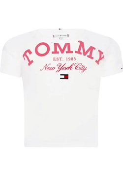 Tommy Hilfiger T-shirt | Regular Fit ze sklepu Gomez Fashion Store w kategorii Bluzki dziewczęce - zdjęcie 163615268