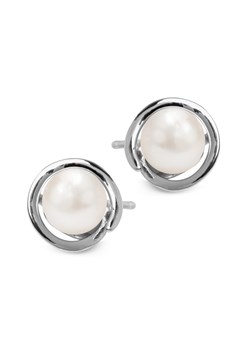 Kolczyki srebrne z perłami ze sklepu YES.pl w kategorii Kolczyki - zdjęcie 163621186