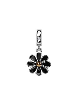 Beads srebrny pokryty emalią - kwiat - Dots ze sklepu YES.pl w kategorii Zawieszki - zdjęcie 163621218