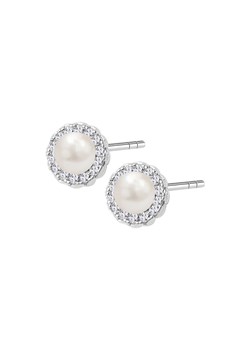 Kolczyki srebrne z perłami ze sklepu YES.pl w kategorii Kolczyki - zdjęcie 163622307