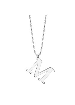 Naszyjnik srebrny - litera M ze sklepu YES.pl w kategorii Naszyjniki - zdjęcie 163622445