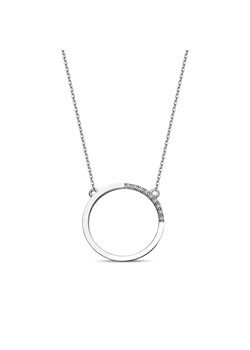 Naszyjnik srebrny z cyrkoniami - Geometric ze sklepu YES.pl w kategorii Naszyjniki - zdjęcie 163622967