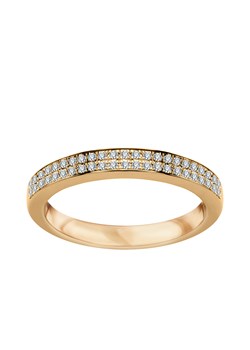 Pierścionek złoty z diamentami ze sklepu YES.pl w kategorii Pierścionki - zdjęcie 163623786