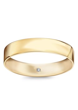 Obrączka złota z diamentem - Forever ze sklepu YES.pl w kategorii Obrączki - zdjęcie 163624708
