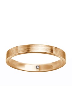 Obrączka złota z diamentem ze sklepu YES.pl w kategorii Obrączki - zdjęcie 163626569