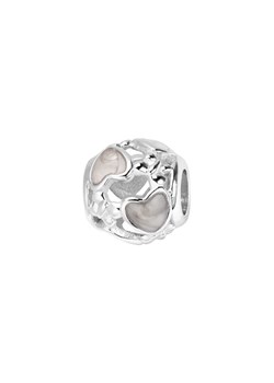 Beads srebrny z masą perłową - serca - Dots ze sklepu YES.pl w kategorii Zawieszki - zdjęcie 163628028