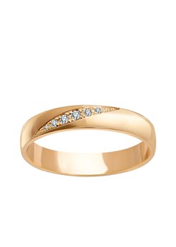 Obrączka złota z diamentami ze sklepu YES.pl w kategorii Obrączki - zdjęcie 163628225