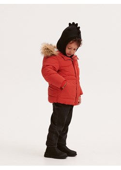 Reserved - Ocieplana kurtka z kapturem - czerwony ze sklepu Reserved w kategorii Kurtki chłopięce - zdjęcie 163631146