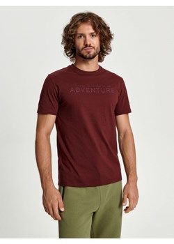 Sinsay - Koszulka z nadrukiem - czerwony ze sklepu Sinsay w kategorii T-shirty męskie - zdjęcie 163632138