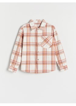 Reserved - Koszula w kratę regular fit - złamana biel ze sklepu Reserved w kategorii Koszule chłopięce - zdjęcie 163634087