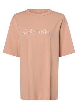 Calvin Klein Damska koszulka od piżamy Kobiety brudny róż jednolity ze sklepu vangraaf w kategorii Piżamy damskie - zdjęcie 163649126