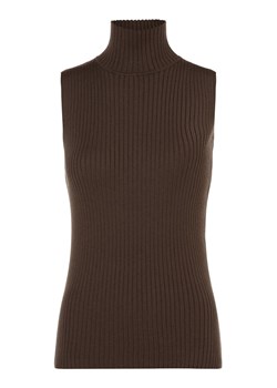 Opus Top damski Kobiety wiskoza brązowy jednolity ze sklepu vangraaf w kategorii Bluzki damskie - zdjęcie 163649169