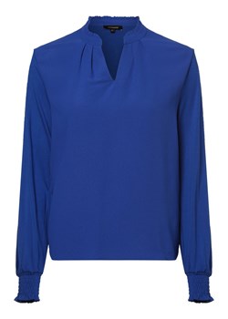 More & More Damska koszulka z długim rękawem Kobiety wiskoza błękit królewski jednolity ze sklepu vangraaf w kategorii Bluzki damskie - zdjęcie 163649176