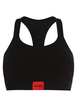 HUGO Gorset damski Kobiety Dżersej czarny jednolity ze sklepu vangraaf w kategorii Biustonosze - zdjęcie 163649198