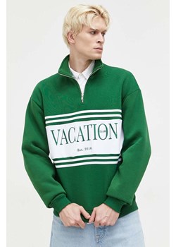 On Vacation bluza męska kolor zielony wzorzysta ze sklepu ANSWEAR.com w kategorii Bluzy męskie - zdjęcie 163651385