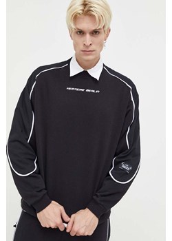 Vertere Berlin bluza męska kolor czarny gładka ze sklepu ANSWEAR.com w kategorii Bluzy męskie - zdjęcie 163651818