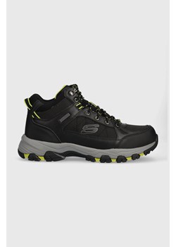 Skechers buty Selmen Melano męskie kolor czarny ze sklepu ANSWEAR.com w kategorii Buty trekkingowe męskie - zdjęcie 163651997
