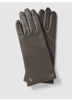 Rękawiczki ze skóry model ‘CLASSIC WOOL’ ze sklepu Peek&Cloppenburg  w kategorii Rękawiczki damskie - zdjęcie 163653876