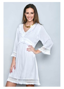 H.H.G. Sukienka w kolorze białym ze sklepu Limango Polska w kategorii Sukienki - zdjęcie 163670656