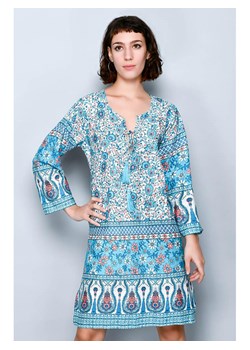 Tarifa Sukienka w kolorze niebieskim ze wzorem ze sklepu Limango Polska w kategorii Sukienki - zdjęcie 163671426