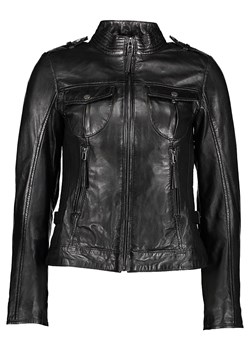 7eleven Skórzana kurtka w kolorze czarnym ze sklepu Limango Polska w kategorii Kurtki damskie - zdjęcie 163672435